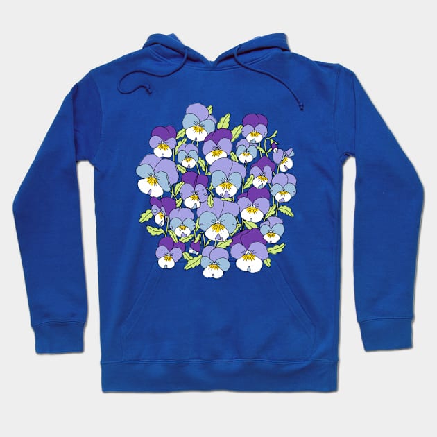 Pretty violets Hoodie by Stolenpencil